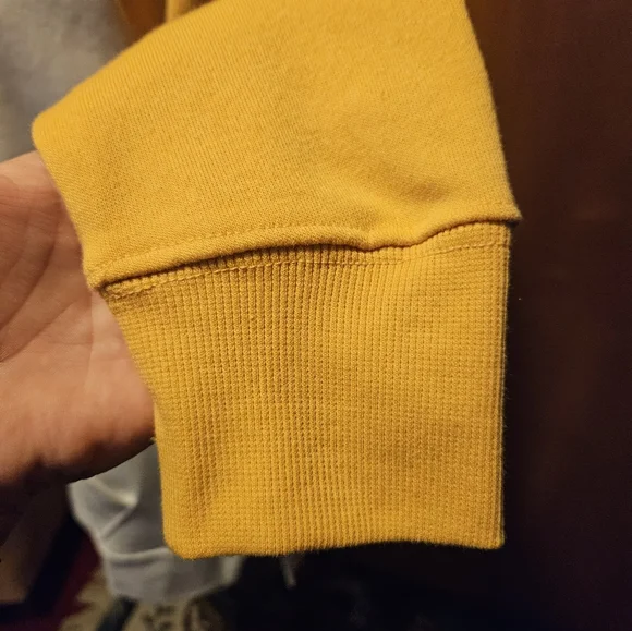 Old Navy size small hoodie yellow& white - Picture 4 of 11